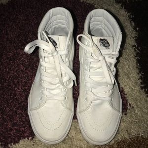 Size 7 Hightop White Vans